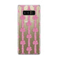 Striped Bow Pattern Samsung Galaxy Note 8 Case