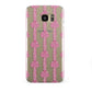 Striped Bow Pattern Samsung Galaxy S7 Edge Case