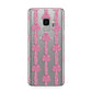Striped Bow Pattern Samsung Galaxy S9 Case