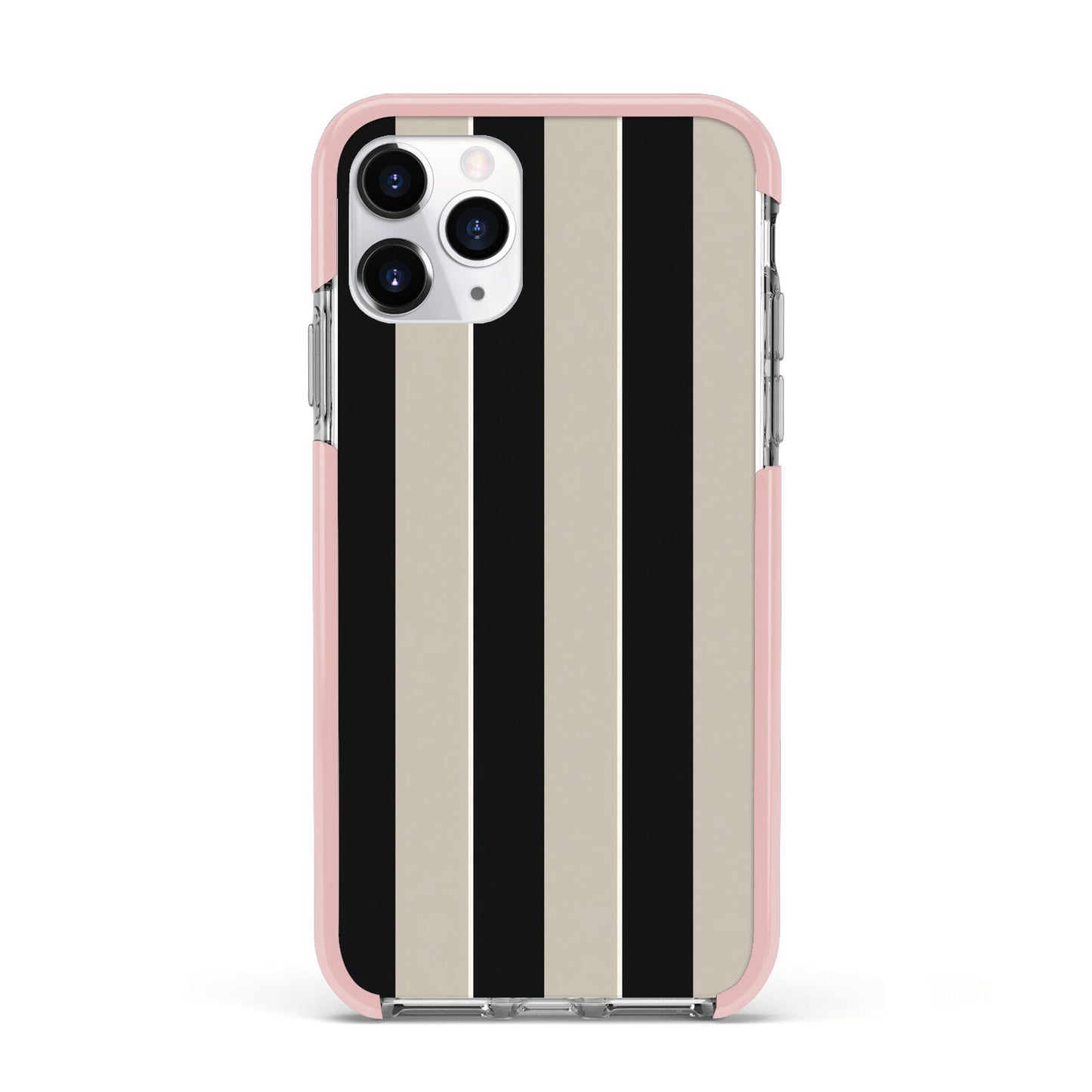 Studio Stripe Apple iPhone 11 Pro in Silver with Pink Impact Case