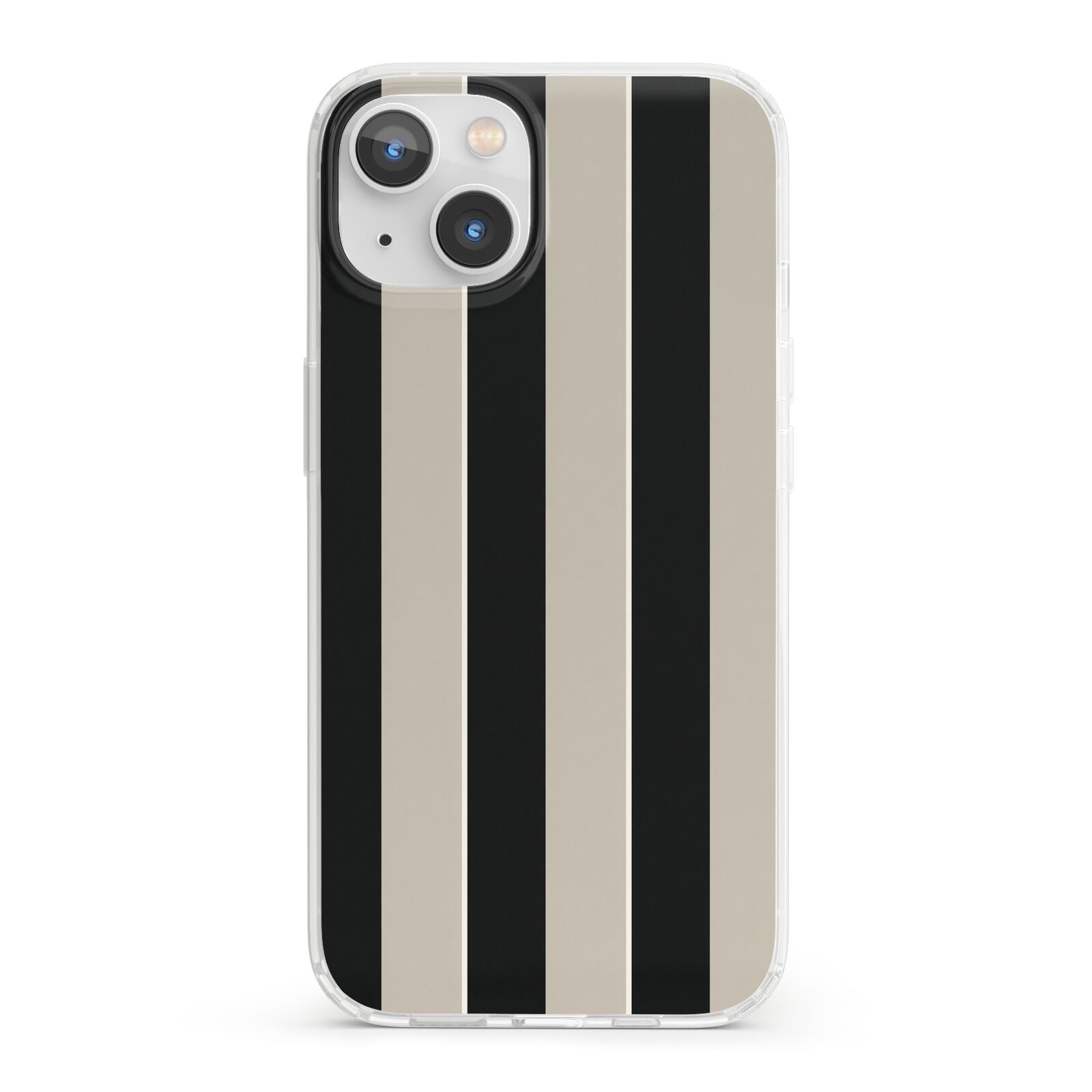 Studio Stripe iPhone 13 Clear Bumper Case