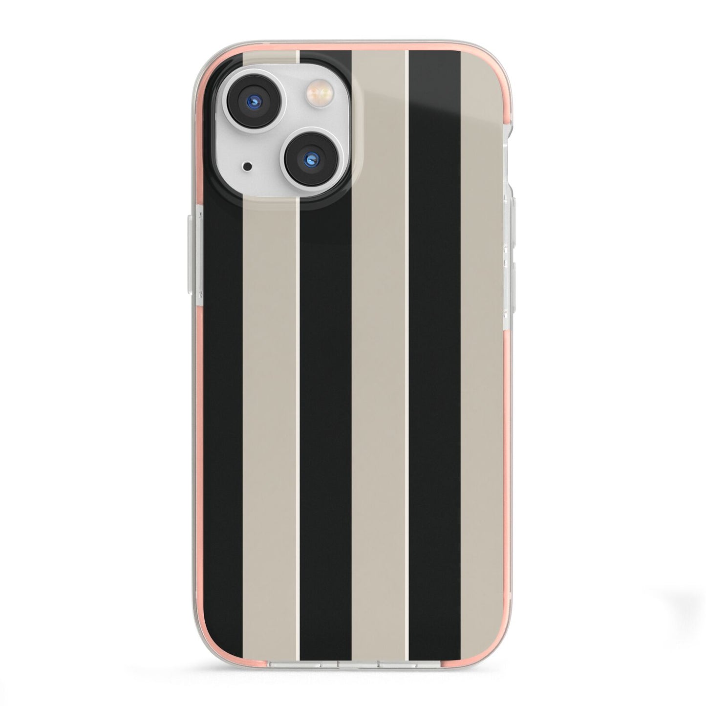 Studio Stripe iPhone 13 Mini TPU Impact Case with Pink Edges