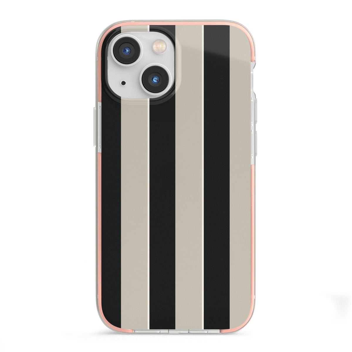 Studio Stripe iPhone 13 Mini TPU Impact Case with Pink Edges