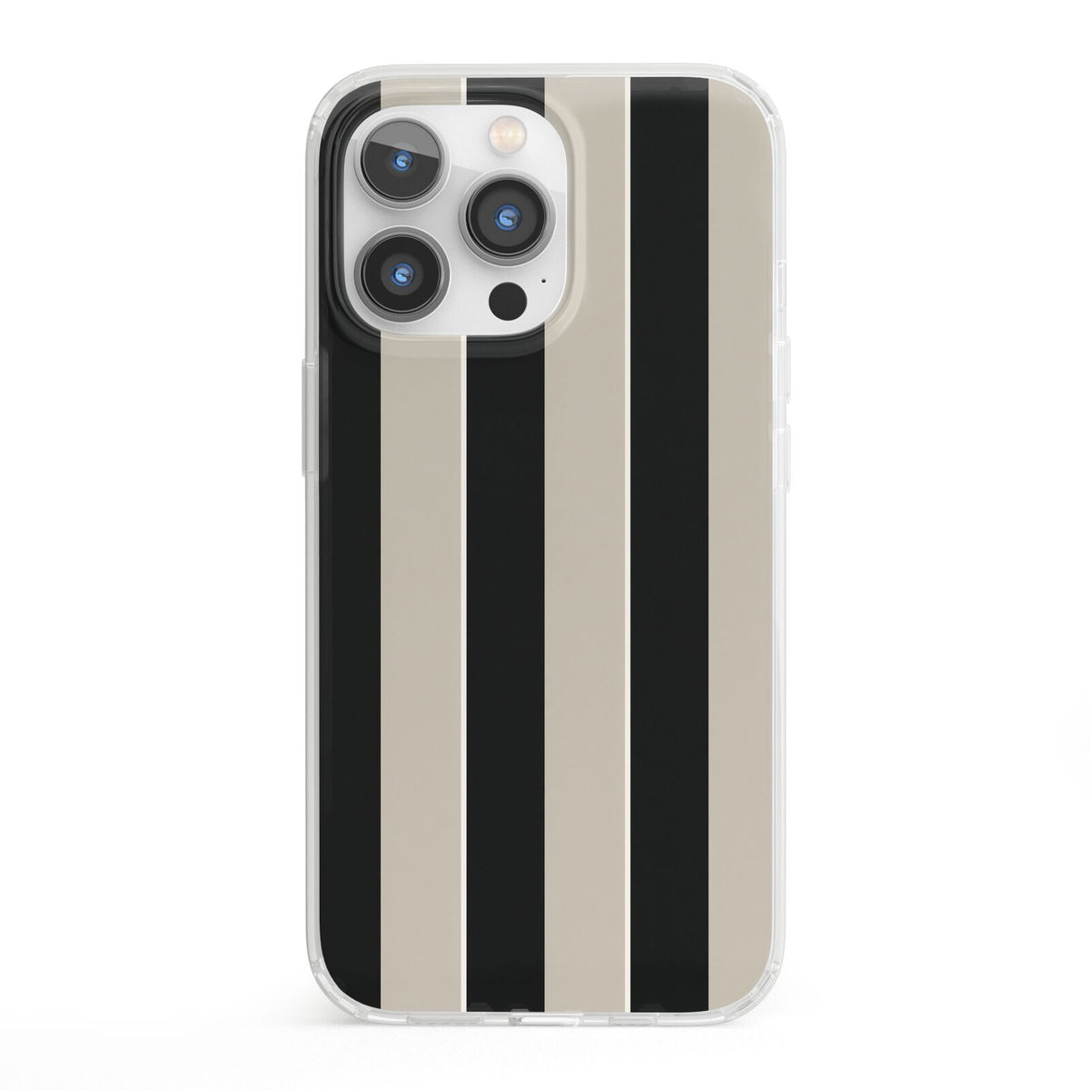 Studio Stripe iPhone 13 Pro Clear Bumper Case