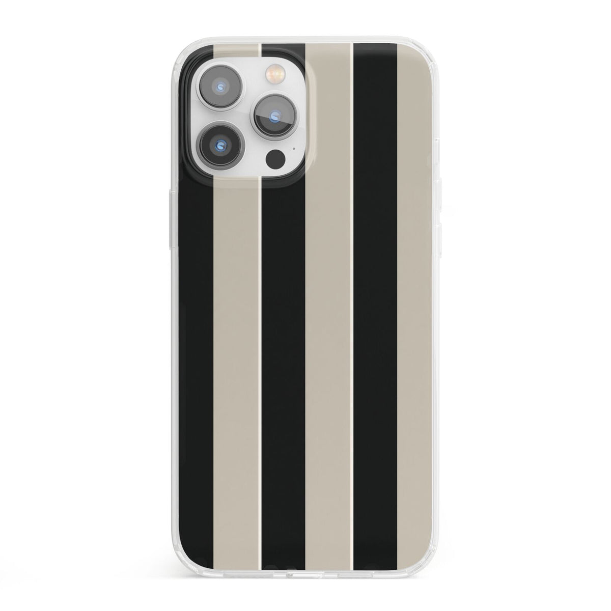 Studio Stripe iPhone 13 Pro Max Clear Bumper Case