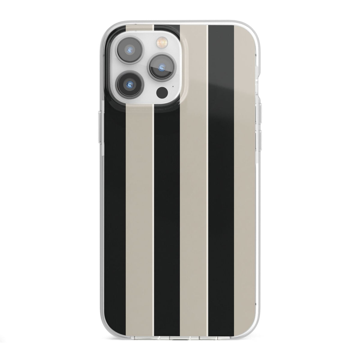 Studio Stripe iPhone 13 Pro Max TPU Impact Case with White Edges