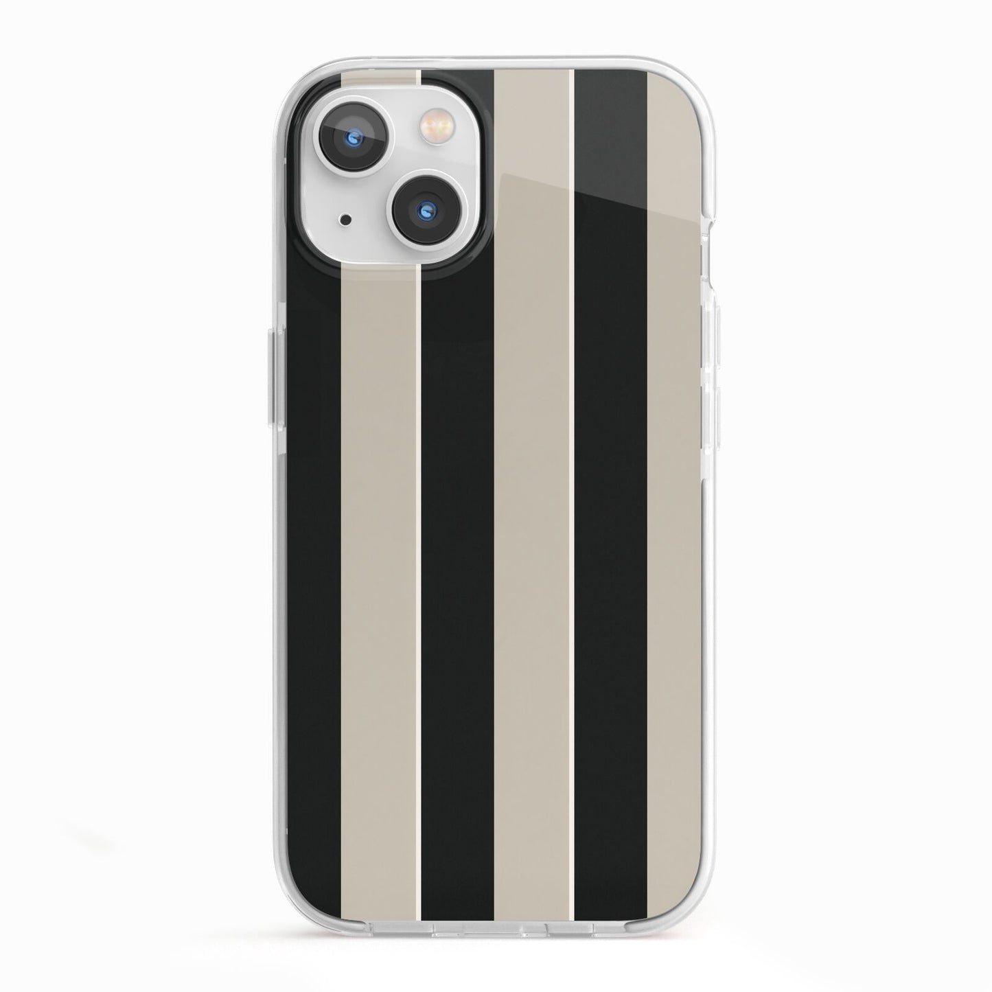 Studio Stripe iPhone 13 TPU Impact Case with White Edges
