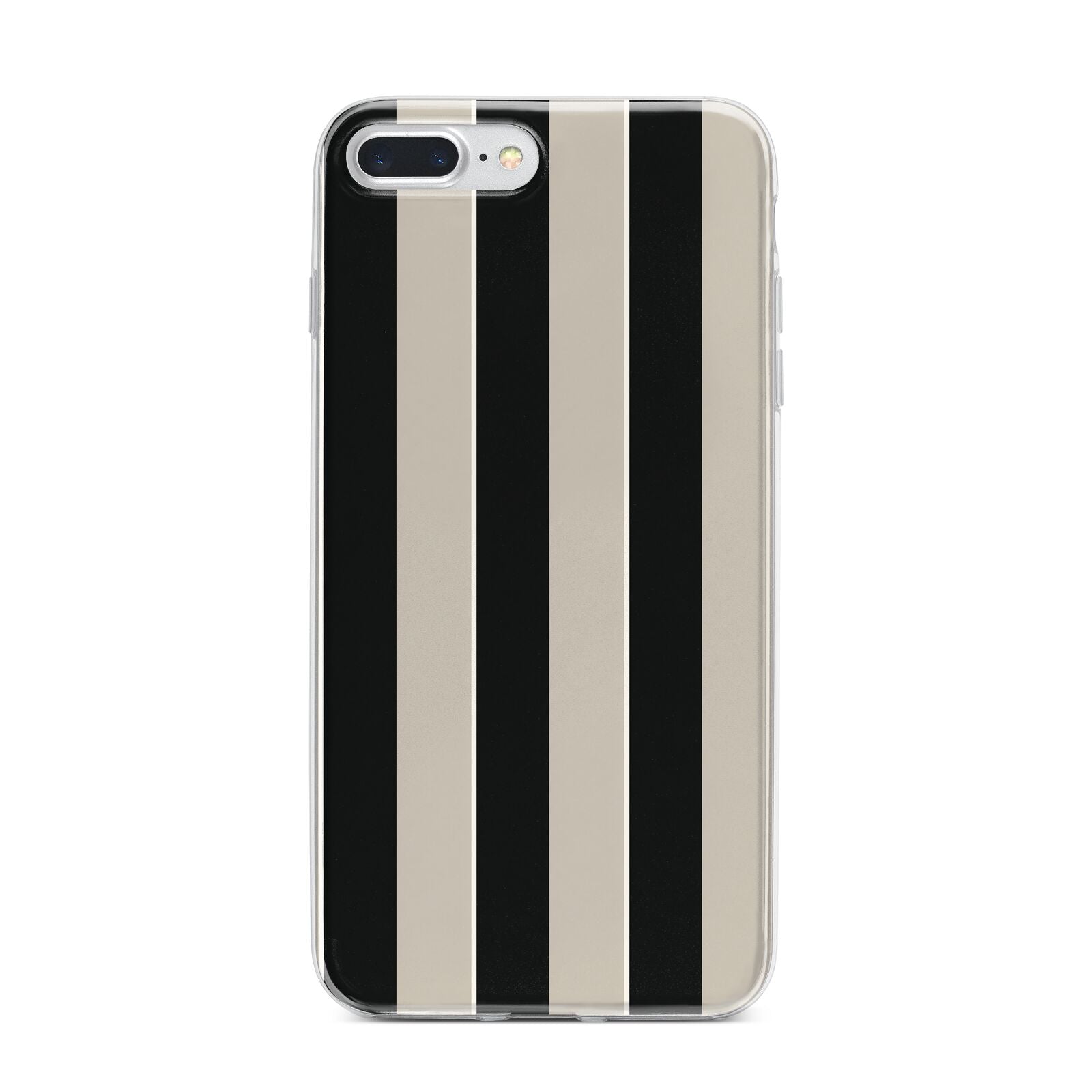 Studio Stripe iPhone 7 Plus Bumper Case on Silver iPhone