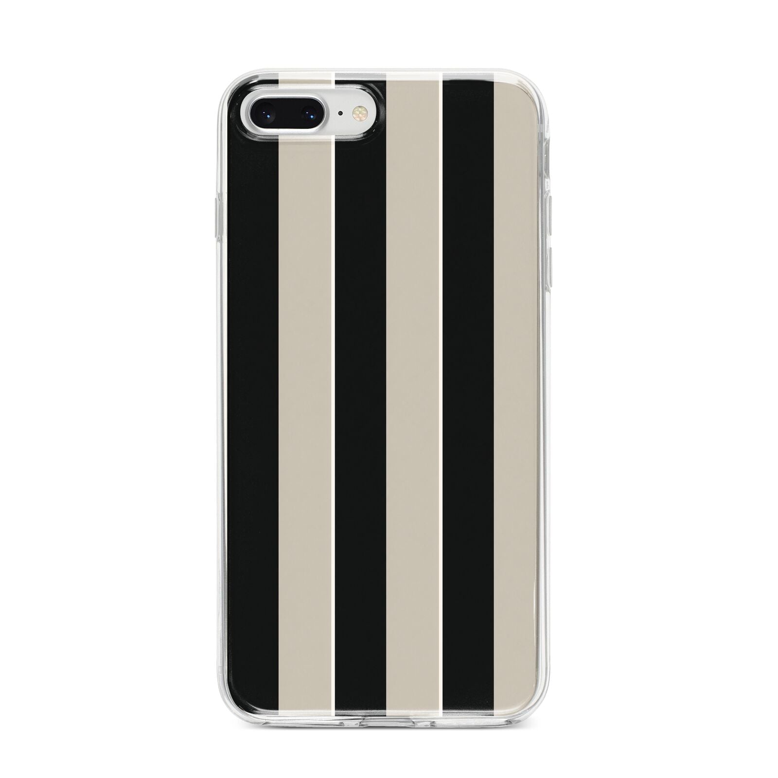 Studio Stripe iPhone 8 Plus Bumper Case on Silver iPhone