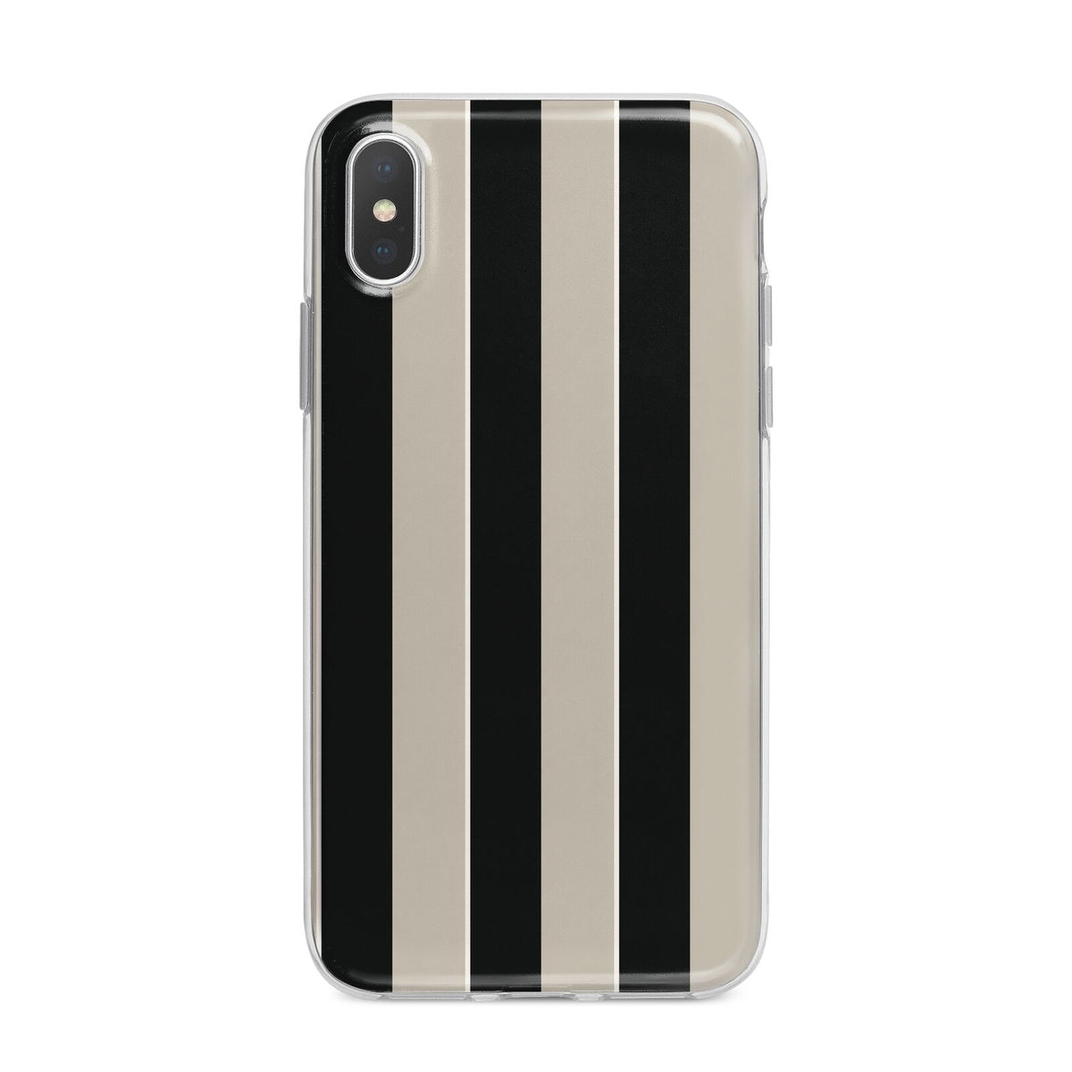 Studio Stripe iPhone X Bumper Case on Silver iPhone Alternative Image 1