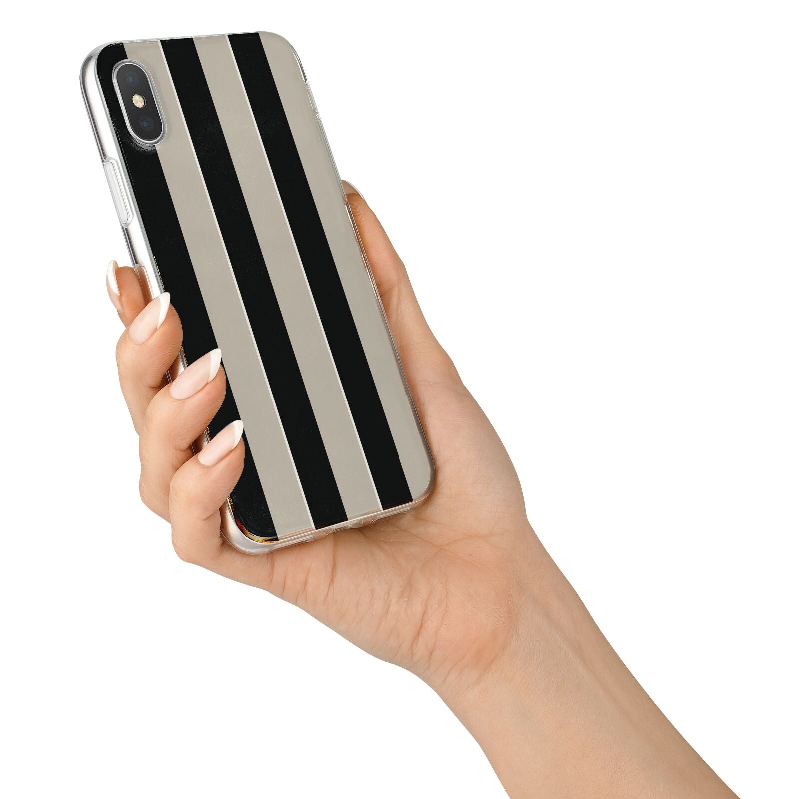 Studio Stripe iPhone X Bumper Case on Silver iPhone Alternative Image 2