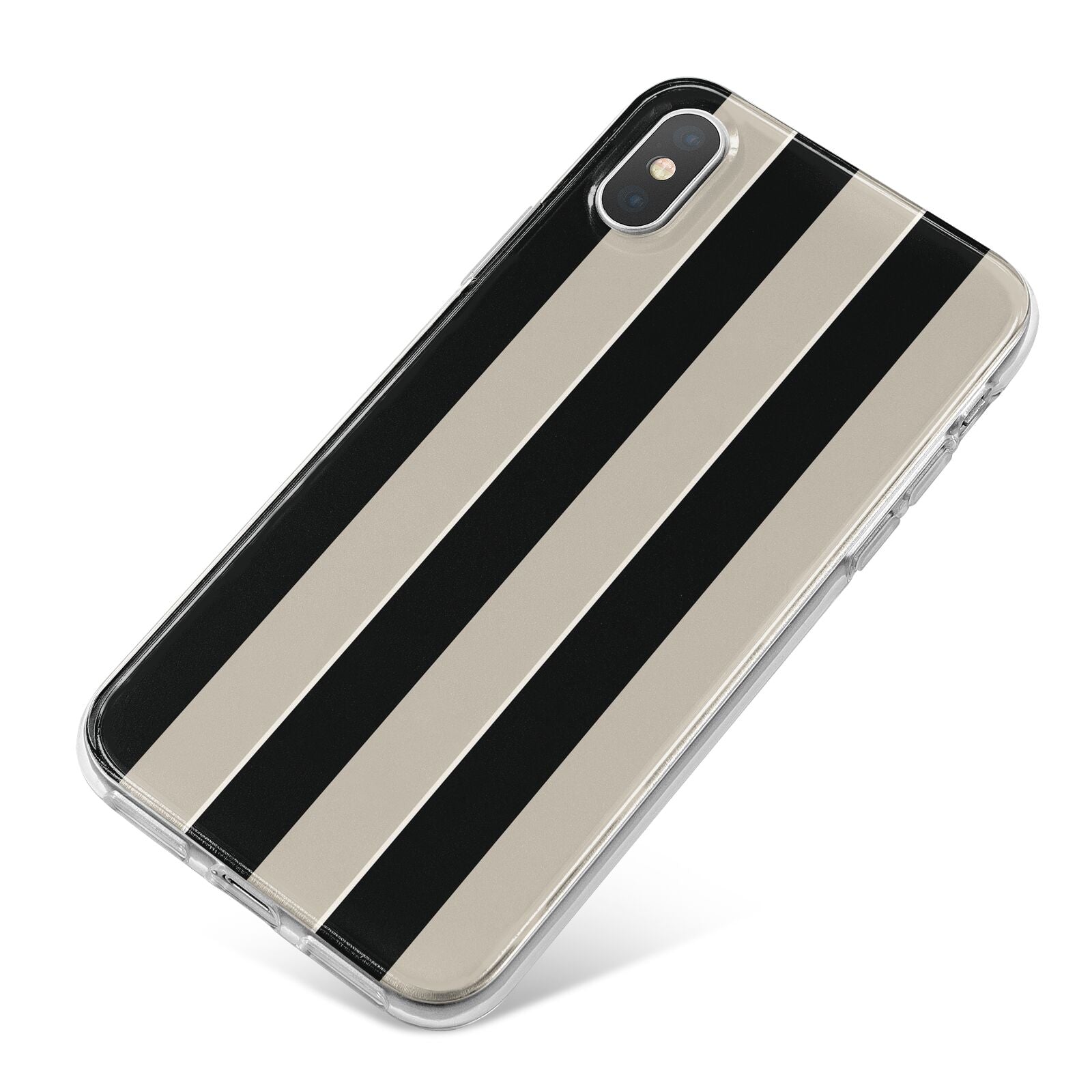Studio Stripe iPhone X Bumper Case on Silver iPhone