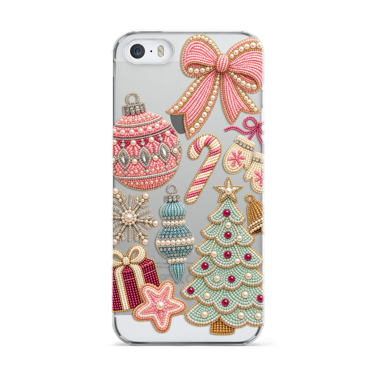 Sugarplum Christmas Charms Apple iPhone 5 Case