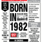 Year of Birth Retro Newspaper Birthday Wrapping Paper