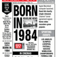 Year of Birth Retro Newspaper Birthday Wrapping Paper