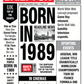 Year of Birth Retro Newspaper Birthday Wrapping Paper