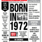 Year of Birth Retro Newspaper Birthday Wrapping Paper