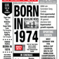 Year of Birth Retro Newspaper Birthday Wrapping Paper