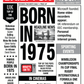 Year of Birth Retro Newspaper Birthday Wrapping Paper
