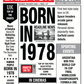 Year of Birth Retro Newspaper Birthday Wrapping Paper