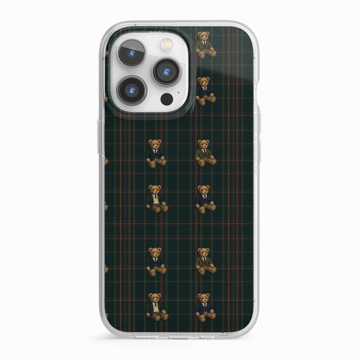 Teddy Traditions iPhone 13 Pro TPU Impact Case with White Edges