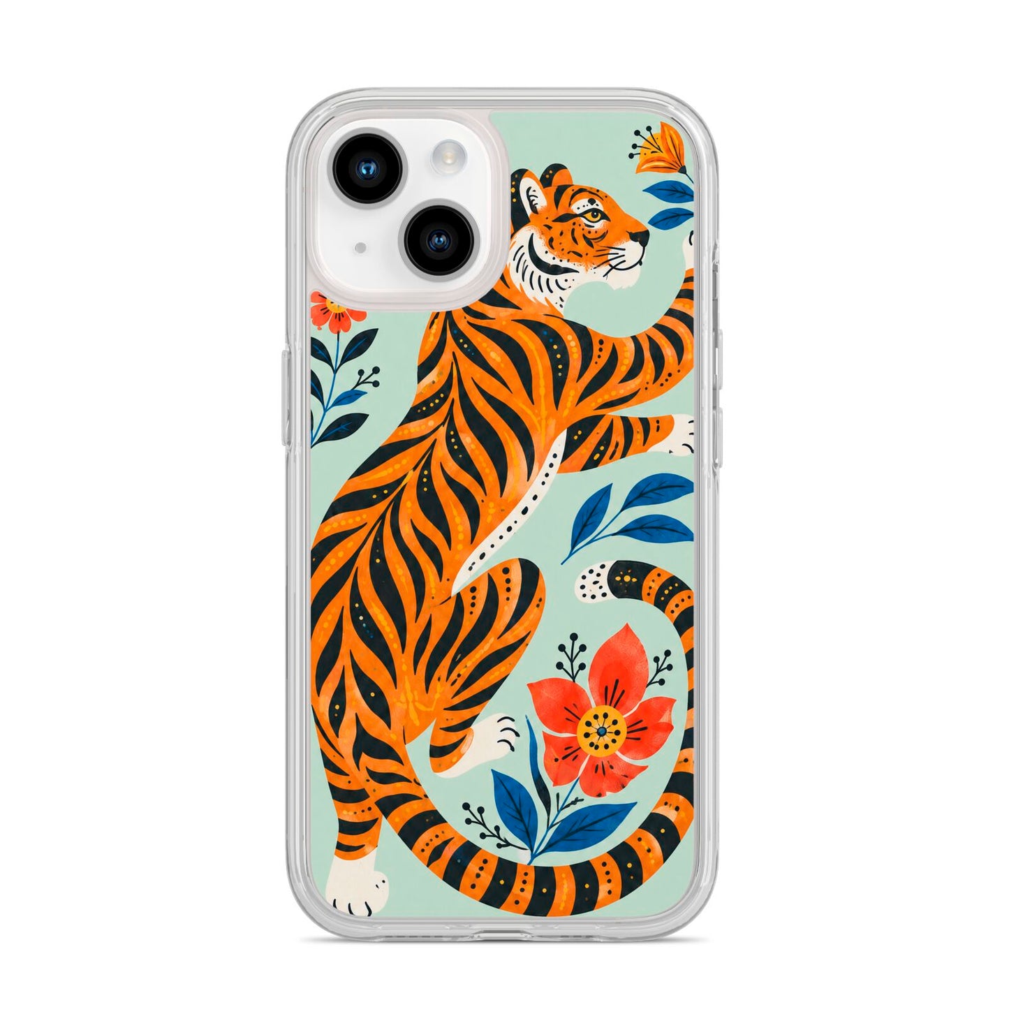 Tiger Reverie iPhone 14 Clear Tough Case Starlight