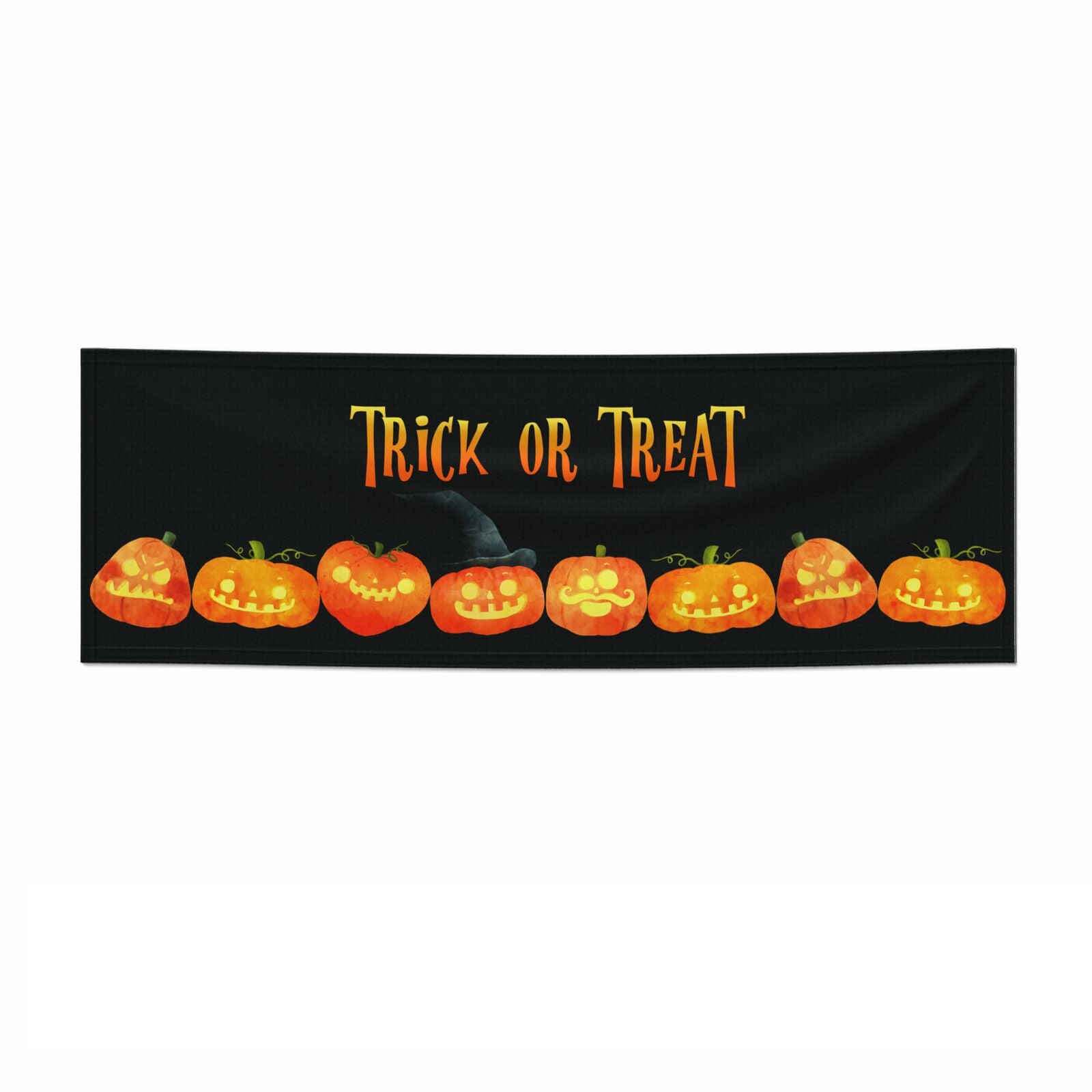 Trick or Treat Pumpkin 3x1 Paper Banner