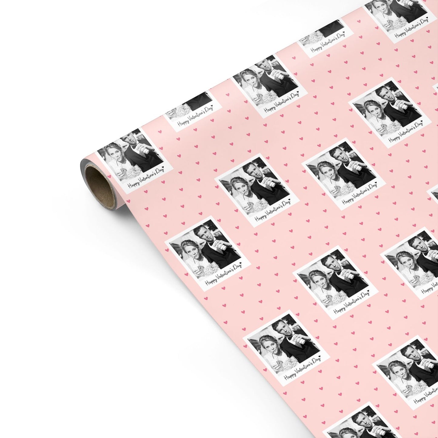 Valentine Photo Love Personalised Gift Wrap