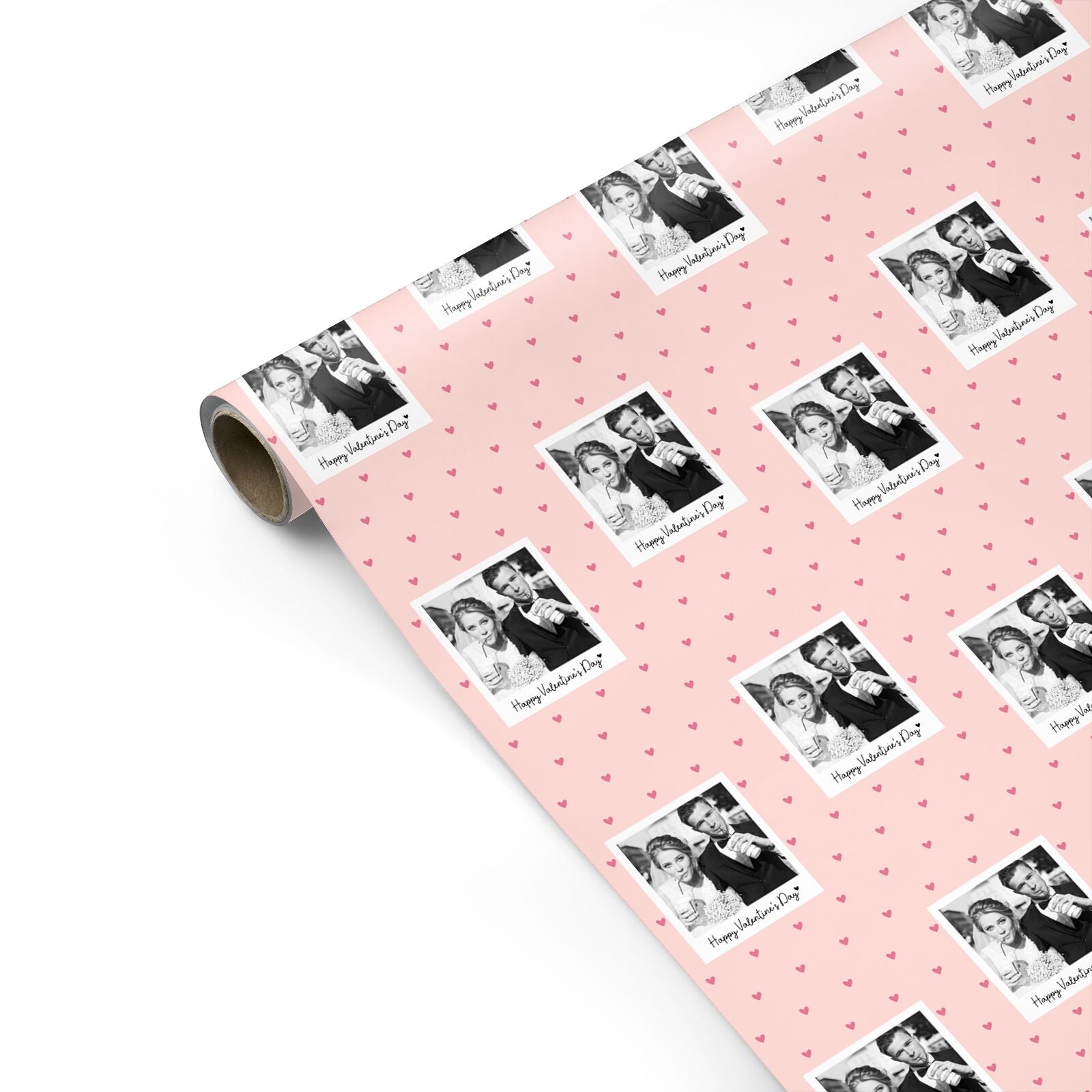 Valentine Photo Love Personalised Gift Wrap
