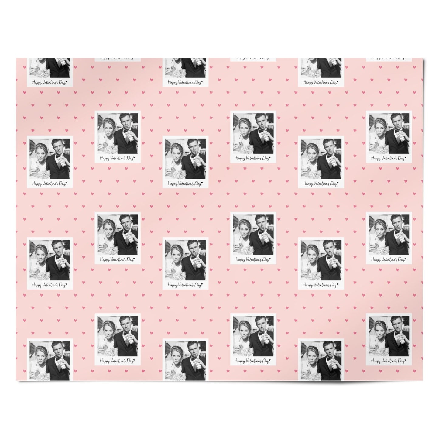 Valentine Photo Love Personalised Wrapping Paper Alternative