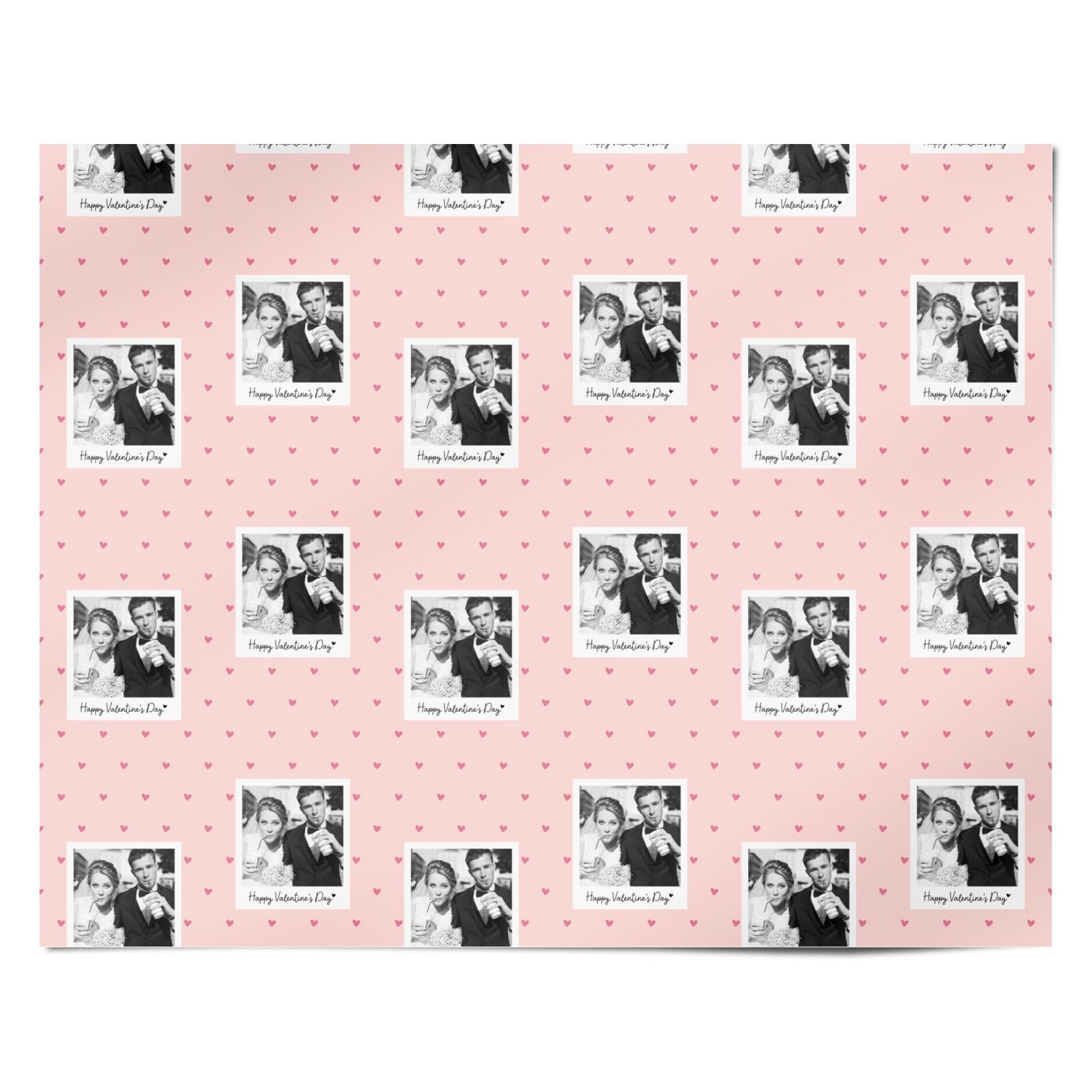 Valentine Photo Love Personalised Wrapping Paper Alternative