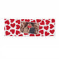 Valentines Day Heart Photo Personalised 3x1 Paper Banner
