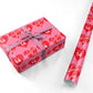 Valentines Day Hearts Personalised Wrapping Paper