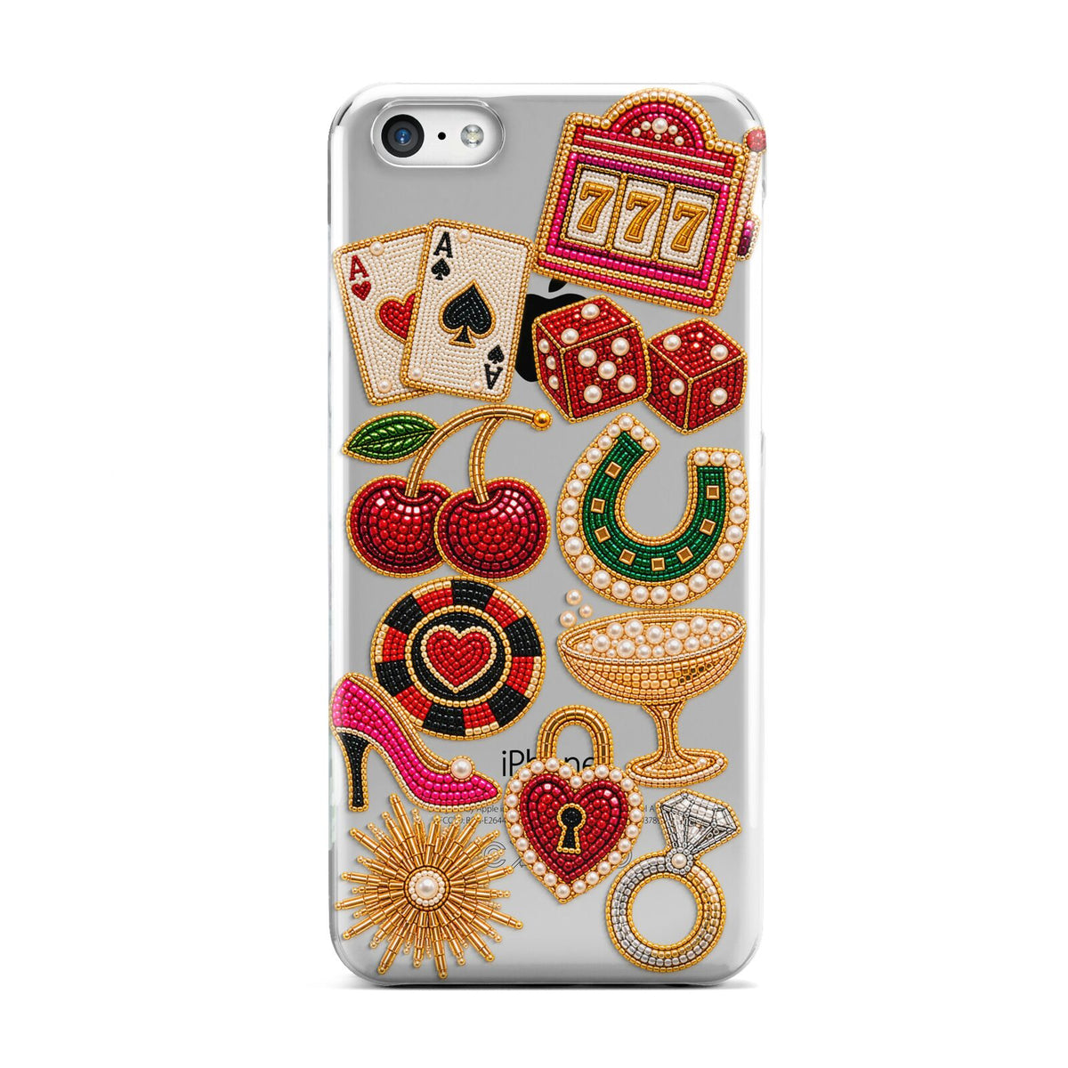 Vegas After Dark Charms Apple iPhone 5c Case