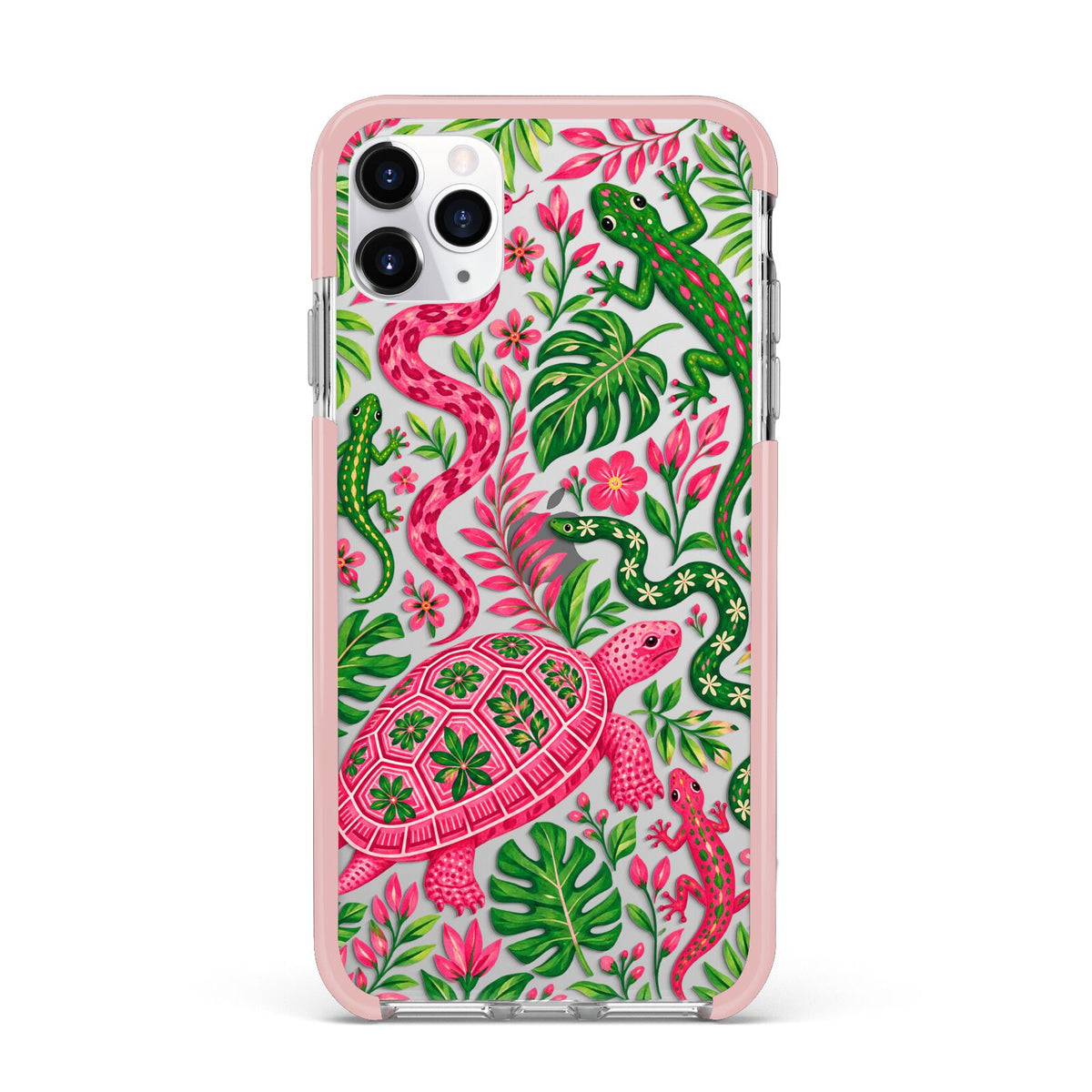Wild Botanica iPhone 11 Pro Max Impact Pink Edge Case
