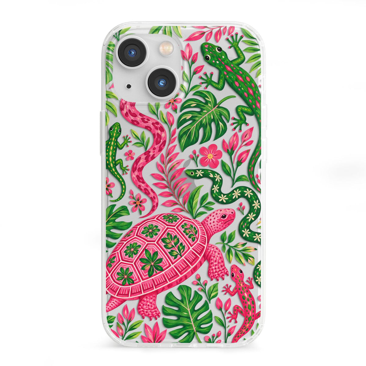 Wild Botanica iPhone 13 Mini Clear Bumper Case