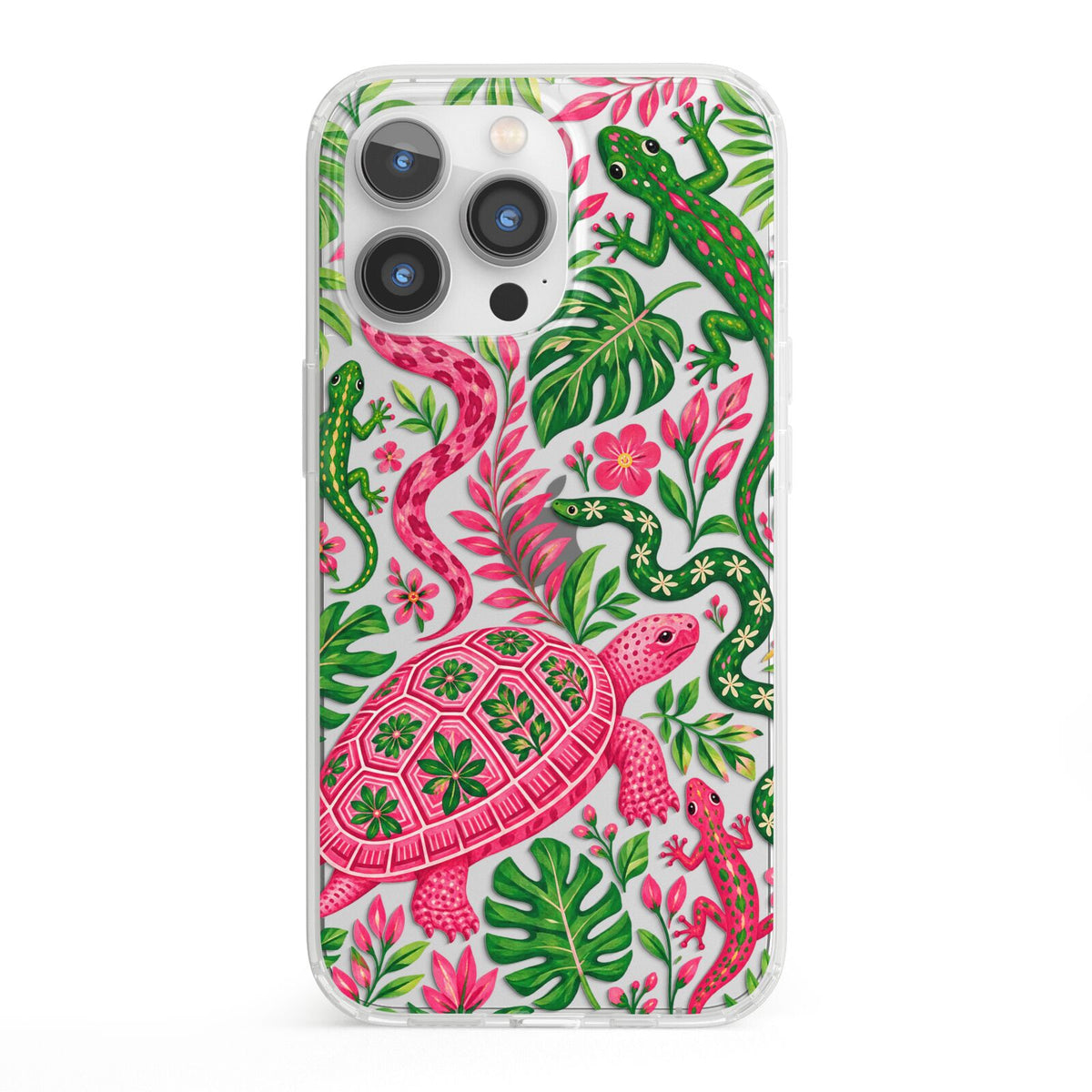 Wild Botanica iPhone 13 Pro Clear Bumper Case