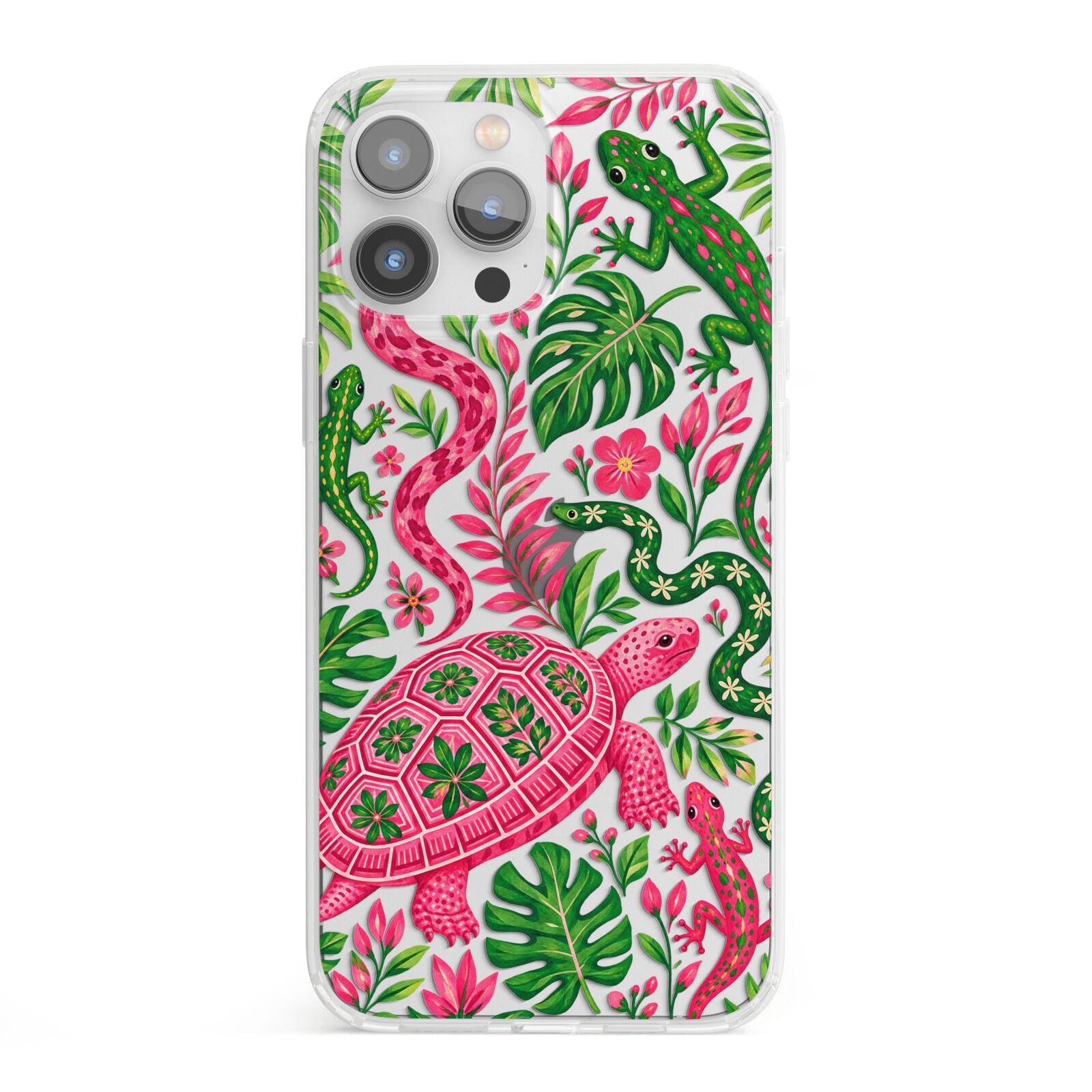 Wild Botanica iPhone 13 Pro Max Clear Bumper Case