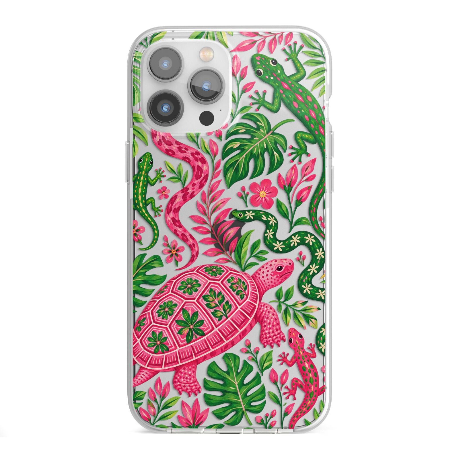 Wild Botanica iPhone 13 Pro Max TPU Impact Case with White Edges