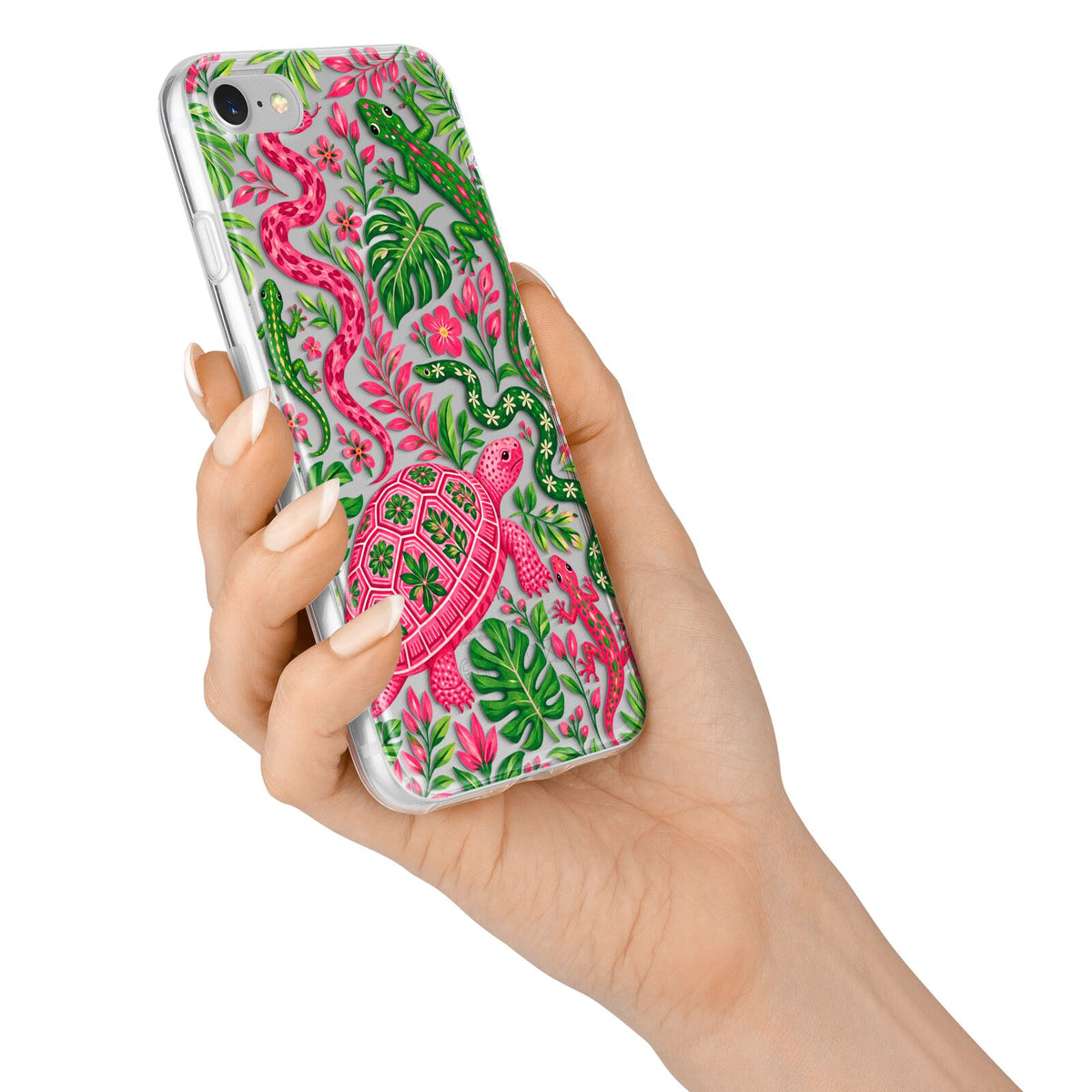 Wild Botanica iPhone 7 Bumper Case on Silver iPhone Alternative Image
