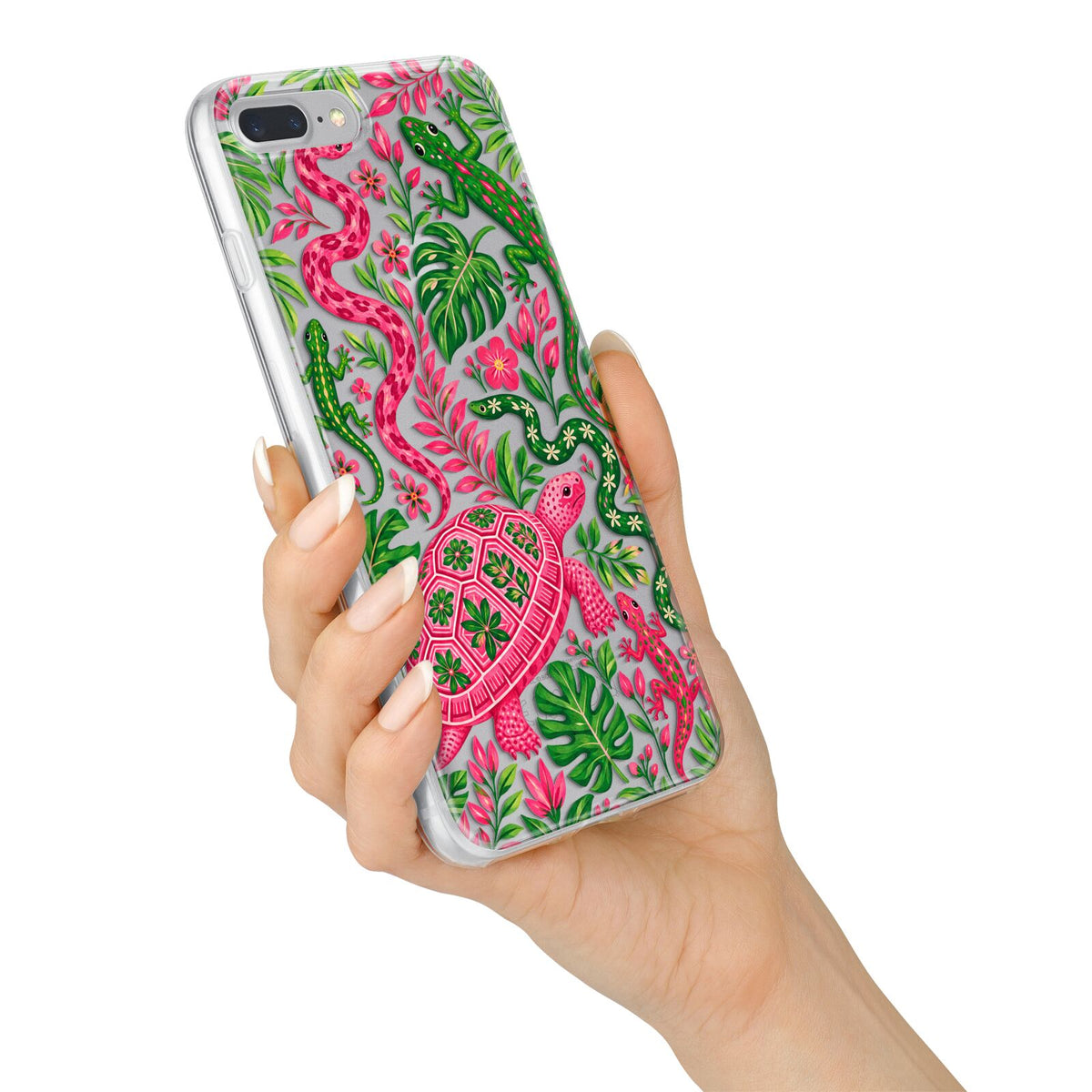 Wild Botanica iPhone 7 Plus Bumper Case on Silver iPhone Alternative Image