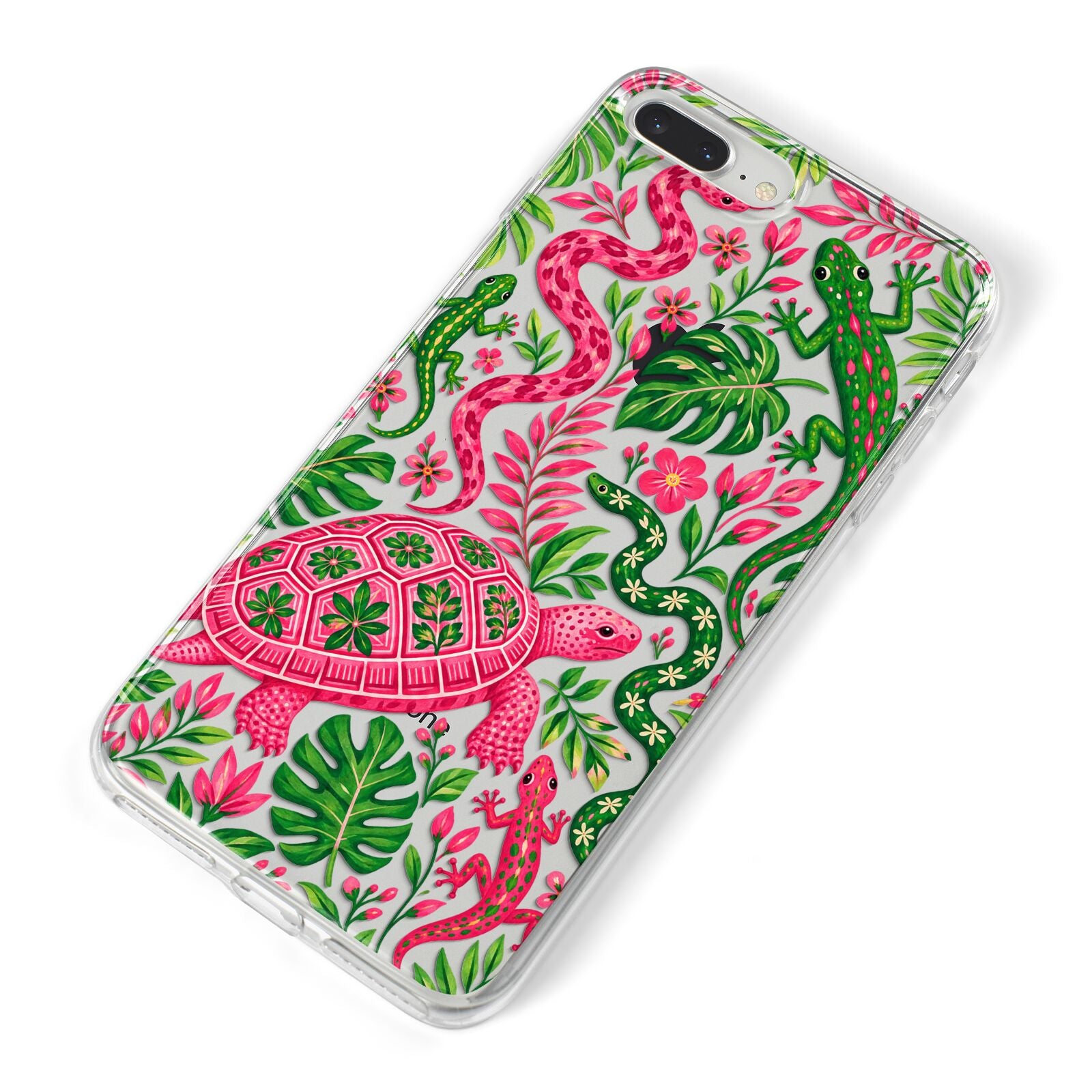 Wild Botanica iPhone 8 Plus Bumper Case on Silver iPhone Alternative Image