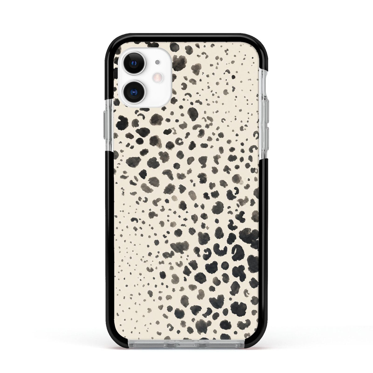 Wild Ink Apple iPhone 11 in White with Black Impact Case