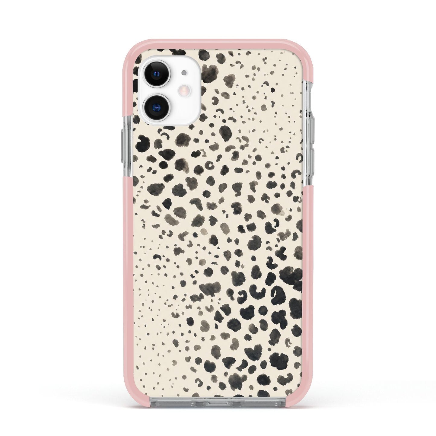 Wild Ink Apple iPhone 11 in White with Pink Impact Case