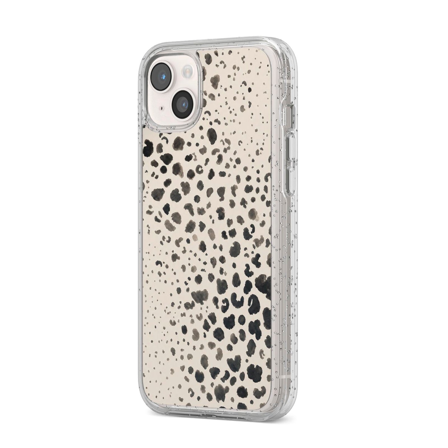 Wild Ink iPhone 14 Plus Glitter Tough Case Starlight Angled Image