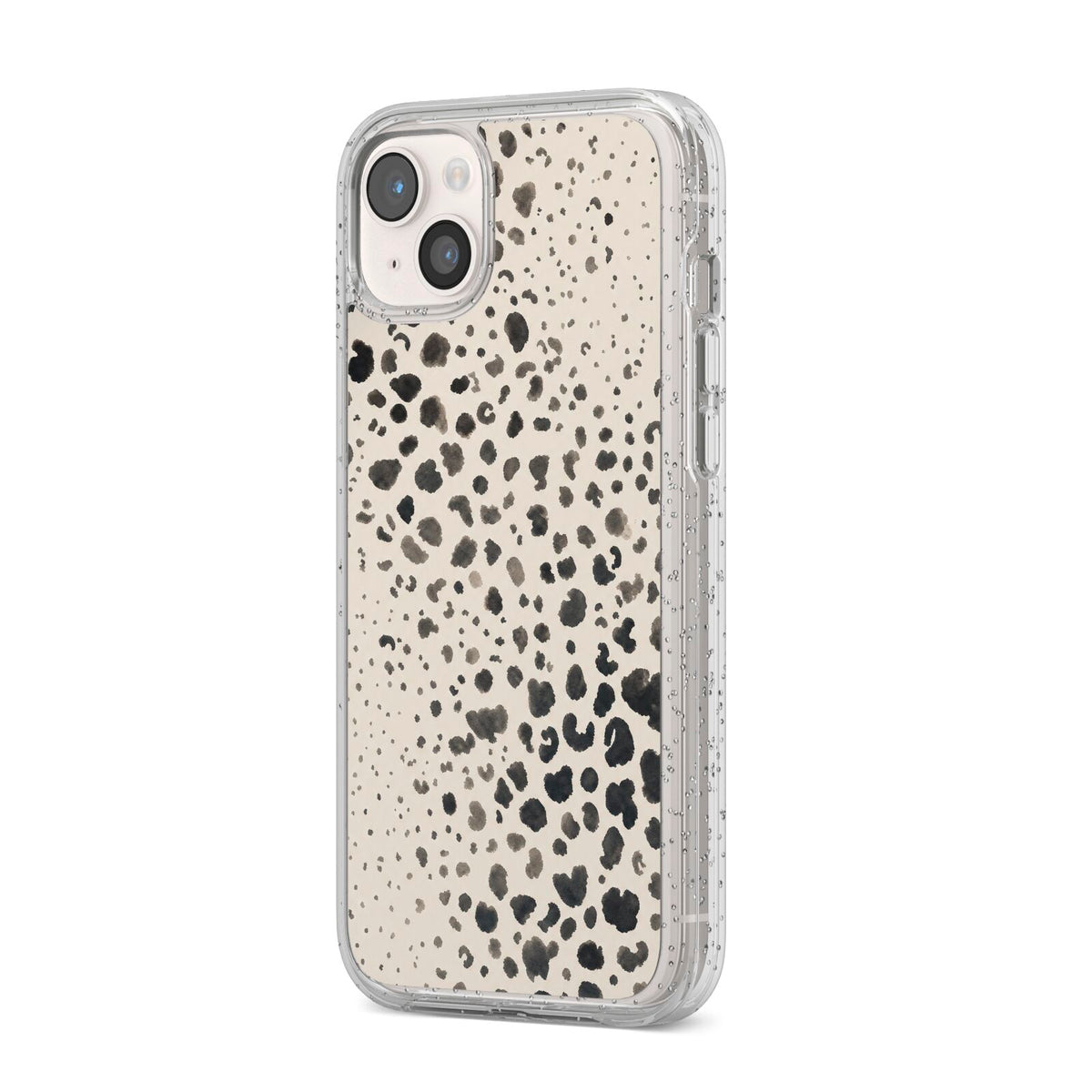 Wild Ink iPhone 14 Plus Glitter Tough Case Starlight Angled Image