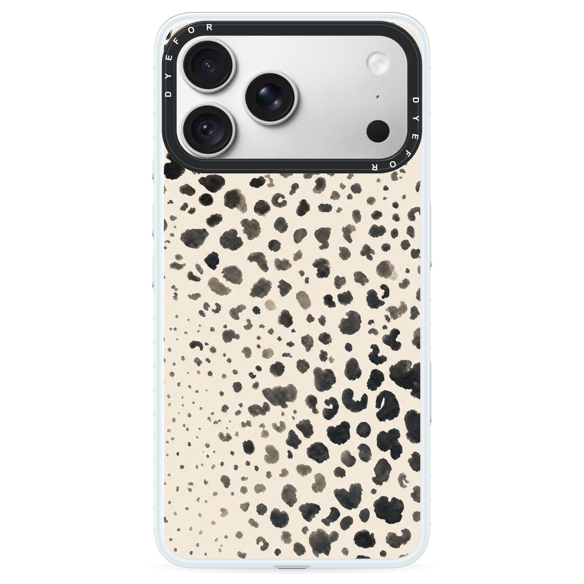 Wild Ink iPhone 18 Pro Max Black Impact Pre order Case on Silver phone