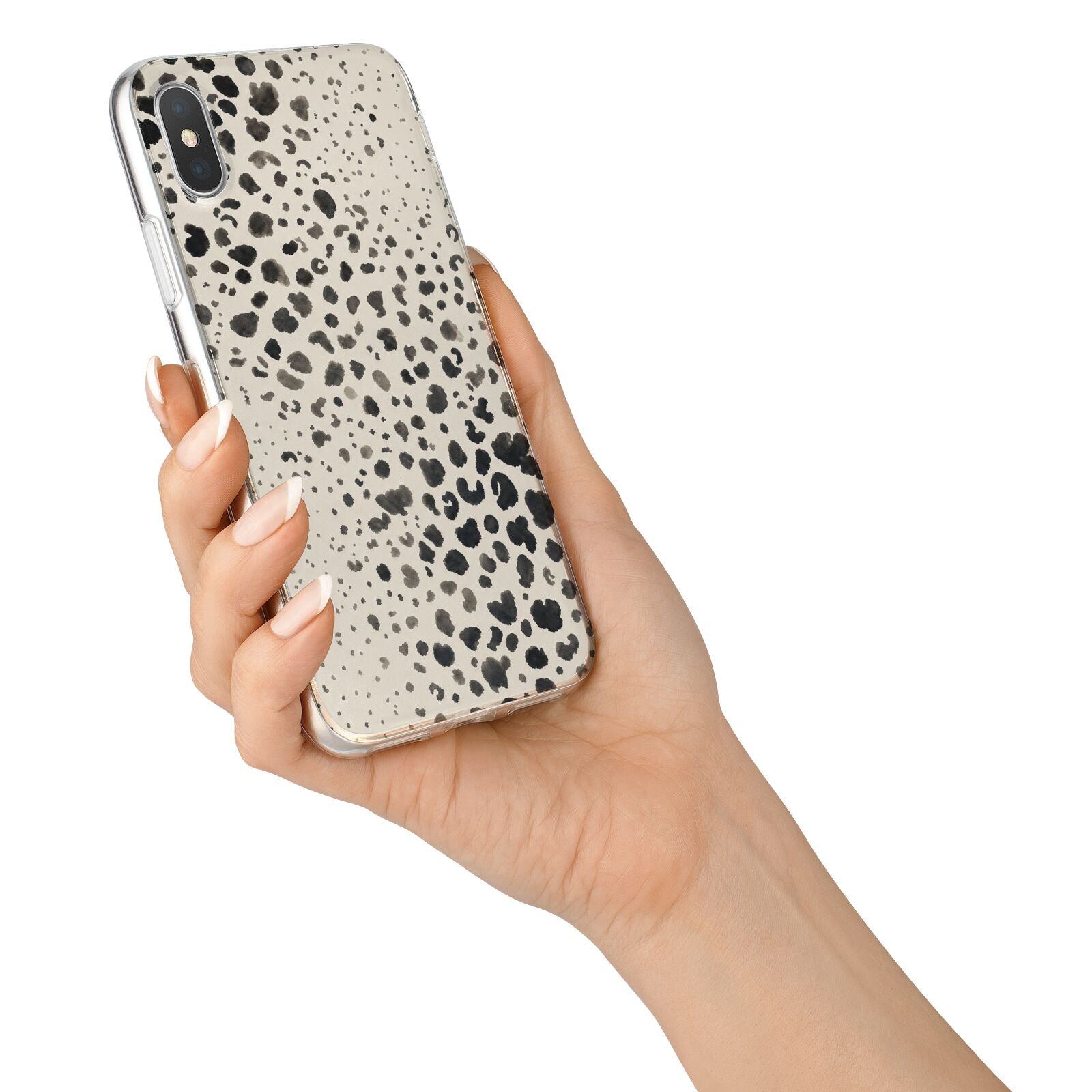 Wild Ink iPhone X Bumper Case on Silver iPhone Alternative Image 2
