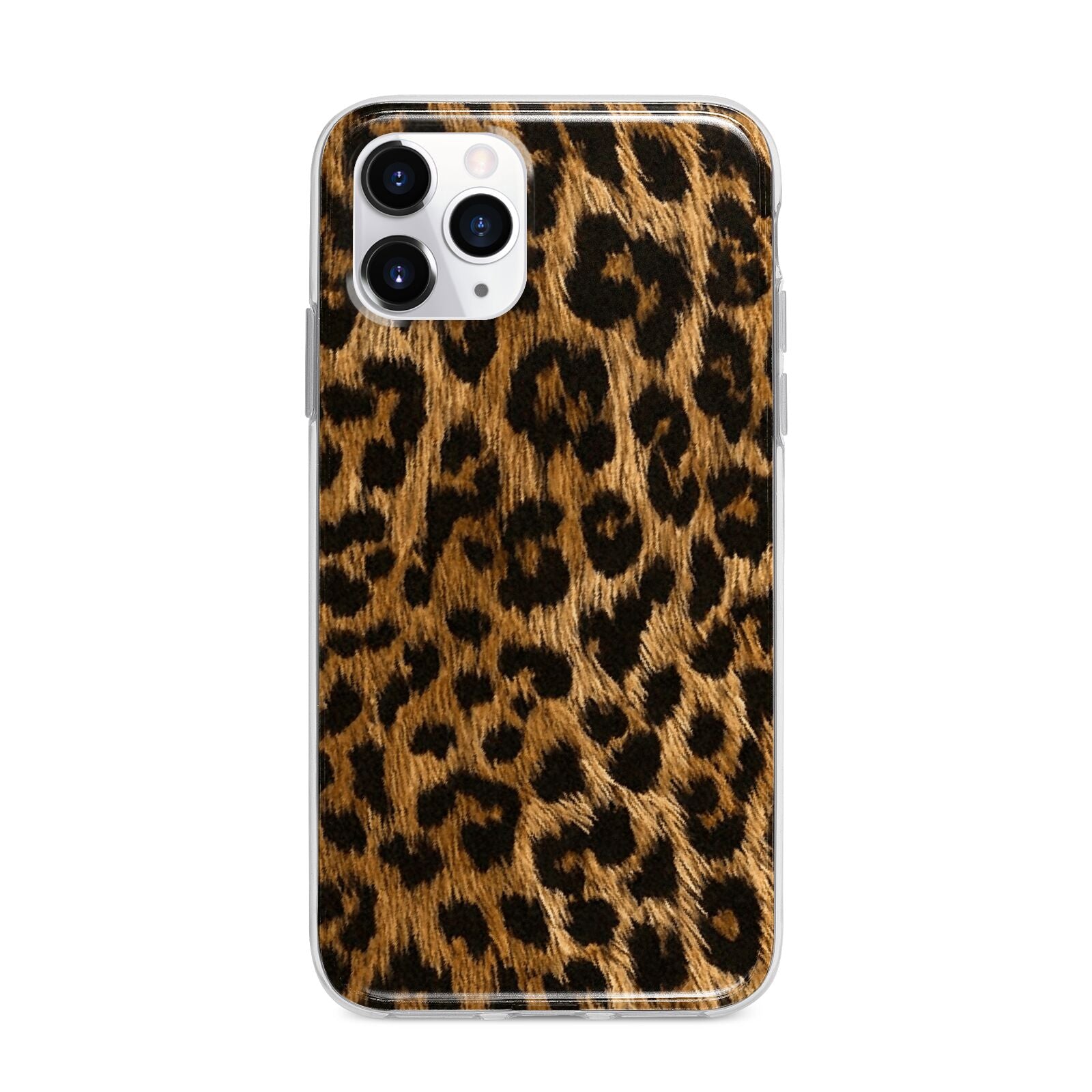 Wild Leopard Print Apple iPhone 11 Pro in Silver with Bumper Case
