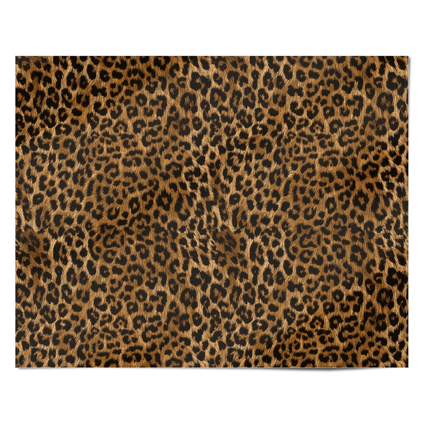 Wild Leopard Print Personalised Wrapping Paper Alternative